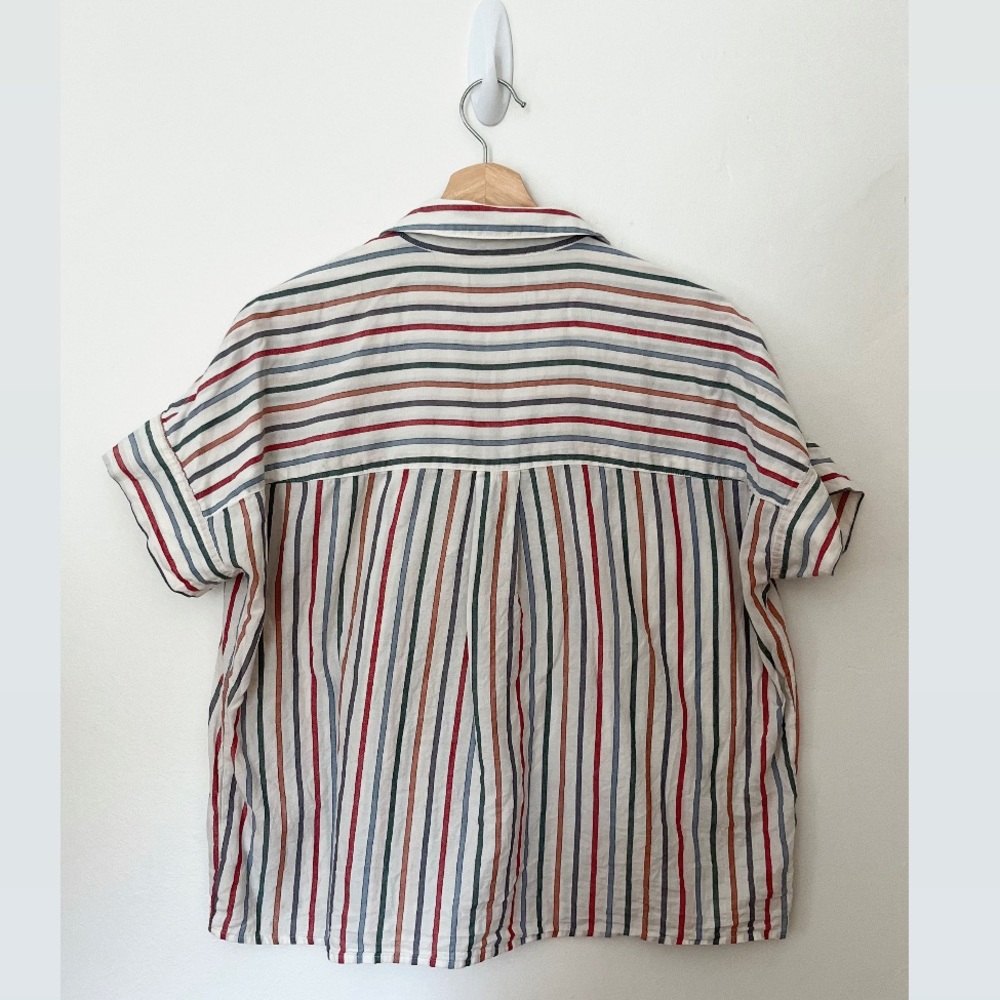 Madewell Park Popover Shirt - S - Picture 2 of 5